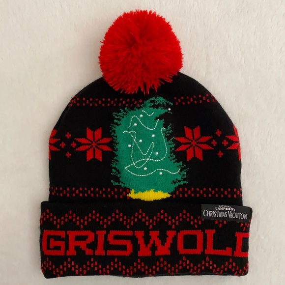 National Lampoon’s Christmas Vacation | Griswold Pom Pom Beanie Hat